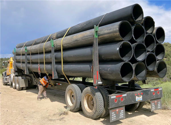 Lot Of 30" Diameter Hdpe-4710 Sdr-9 Fused Drisco Pipe, 7,178 Feet Total)